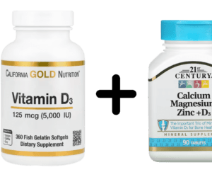 pack vitamin D3  and calcium