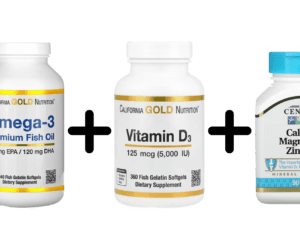 pack vitamin D3 and omega 3 and calcium